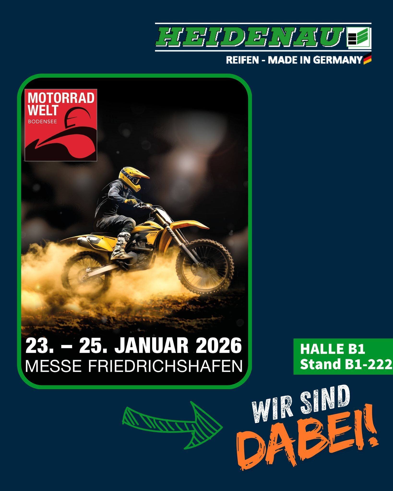 🇩🇪 Wir sind dabei!
Vom 23. bis 25. Januar findet ihr uns auf der Motorradwelt Bodensee. Besucht unseren Stand, entdeckt...